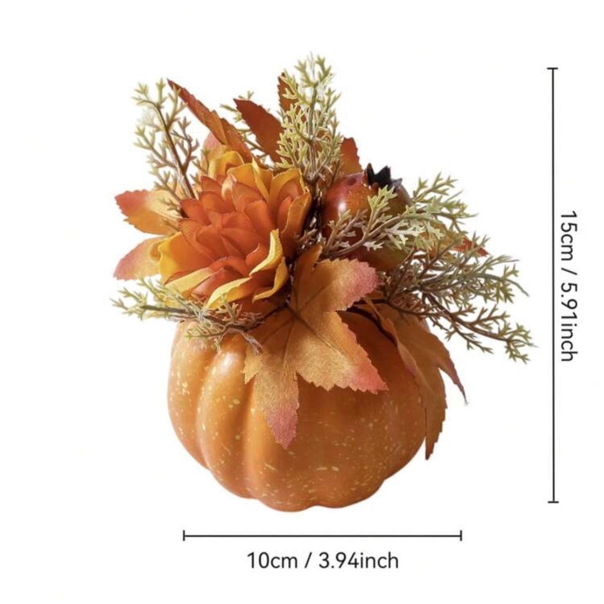 Mini Pumpkin Floral Arrangement | Fall Tabletop Décor