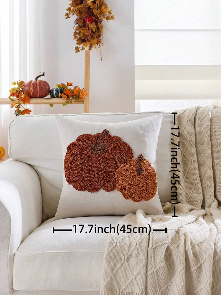 Pumpkin Pair Pillow Cover | Cozy Fall Home Décor