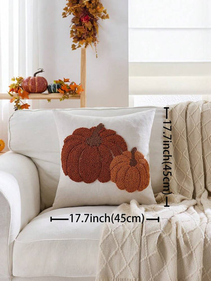 Pumpkin Pair Pillow Cover | Cozy Fall Home Décor