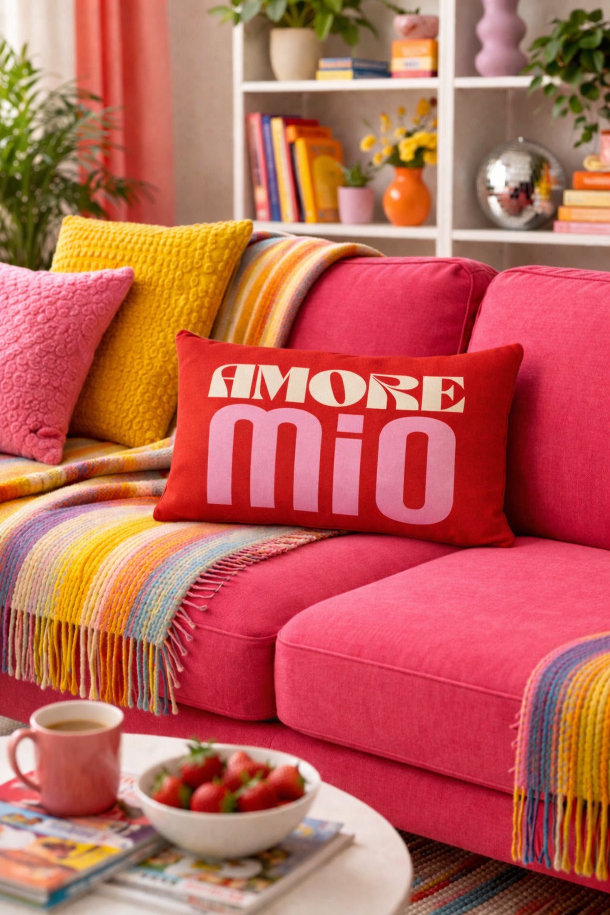 Ciao & Amore Mio Pillow Cover Set of 2