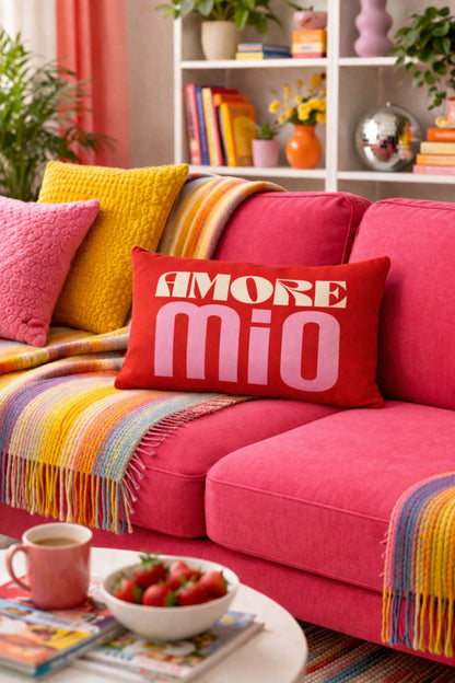 Ciao & Amore Mio Pillow Cover Set of 2