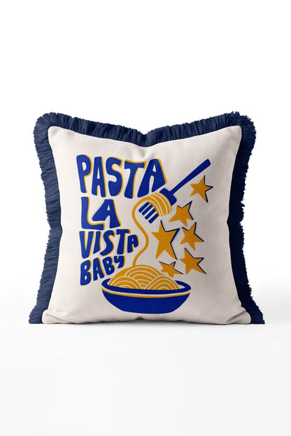 Mediterranean Coastal Fringe Cushion Cover Collection