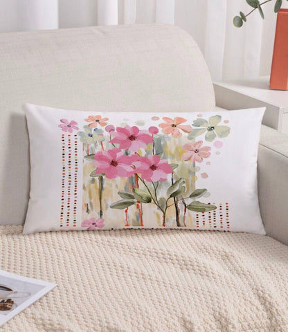 Floral Printed Cushion Cover