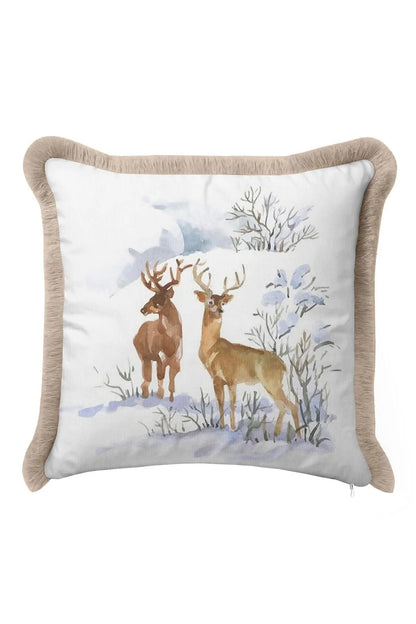 Winter Wonderland Fringe Pillow Cover