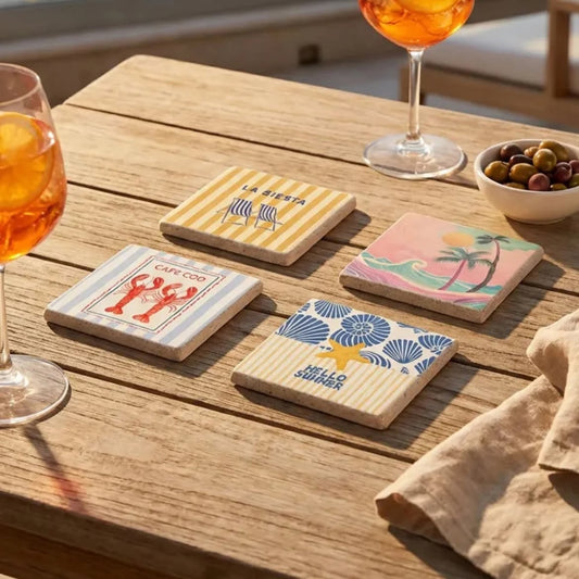 Coastal Escape Coaster Set