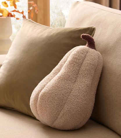 Cream Bouclé Pumpkin Decoration | Neutral Autumn Décor