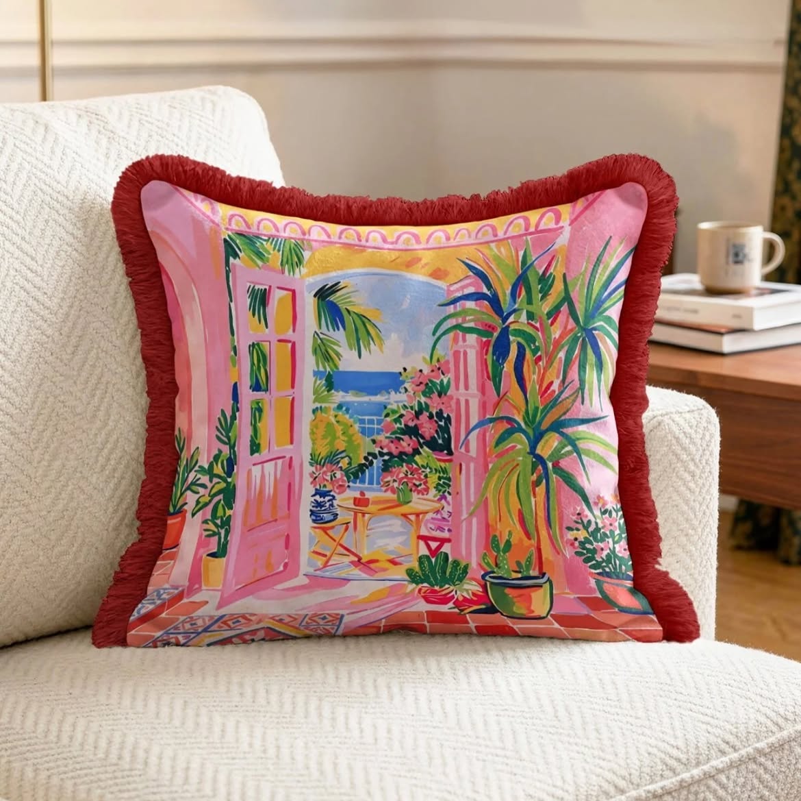 Somewhere in the Mediterranean Cushion Covers