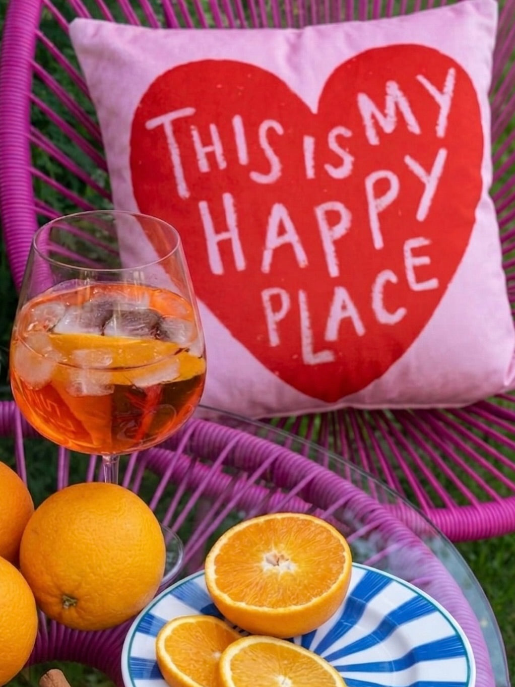 This Is My Happy Place Cushion Cover