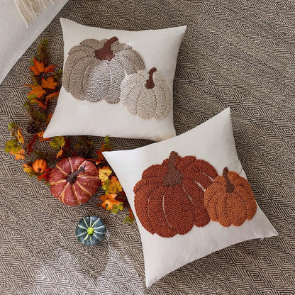Pumpkin Pair Pillow Cover | Cozy Fall Home Décor