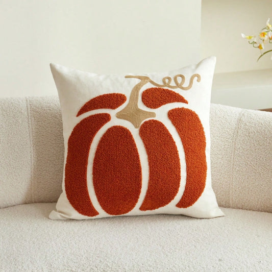 Tufted Pumpkin Pillow Cover | Cozy Fall Home Décor