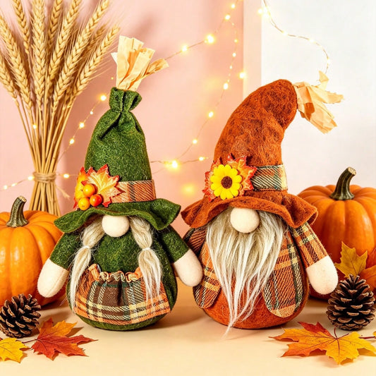 Autumn Gnome Plush Ornament