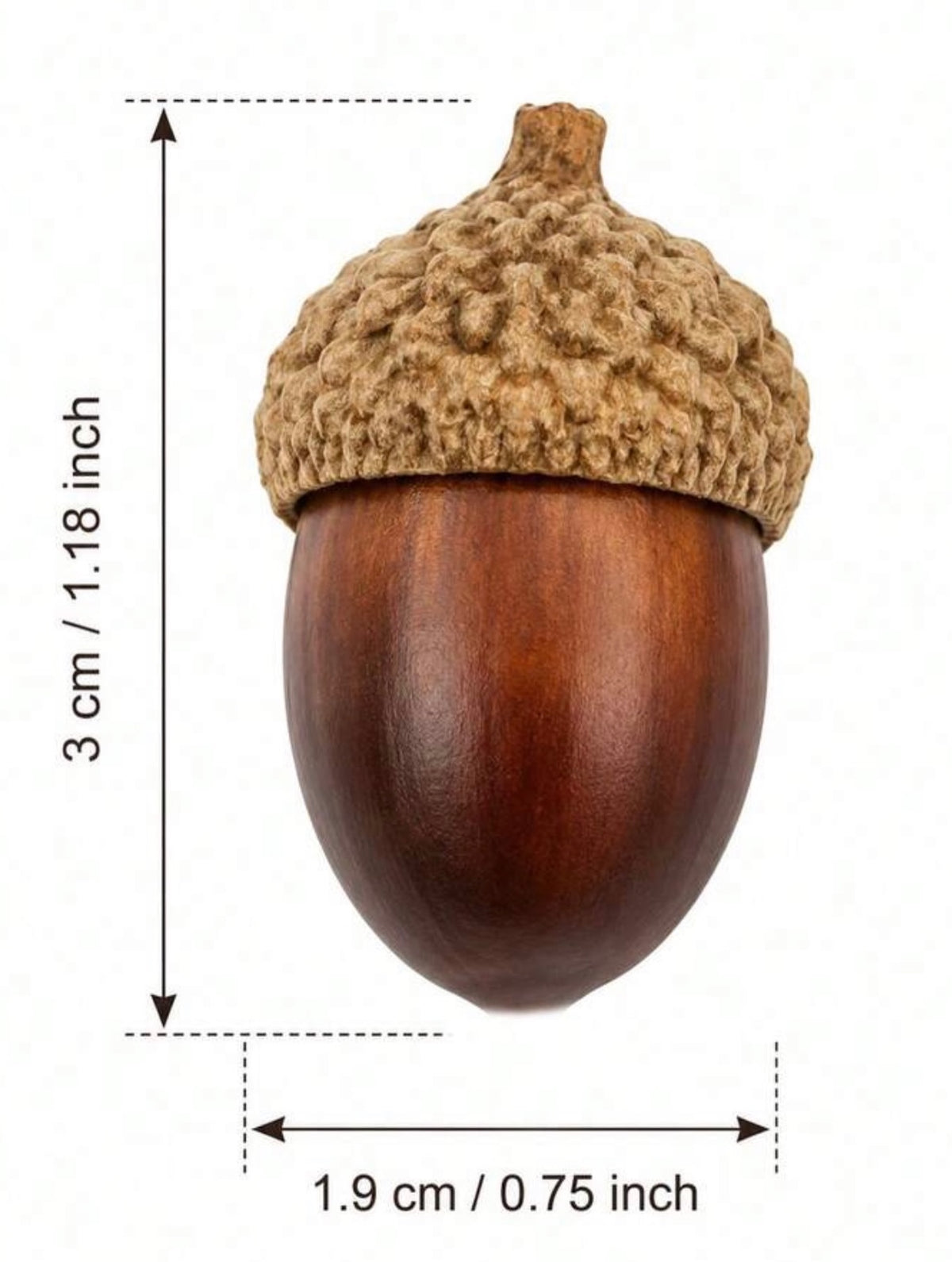 Artificial Acorn Bowl Filler