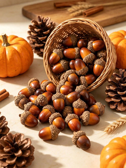 Artificial Acorn Bowl Filler