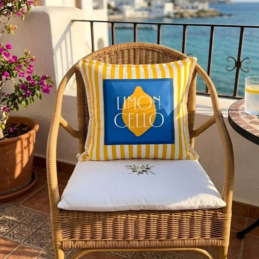 Limoncello Mediterranean Cushion Cover