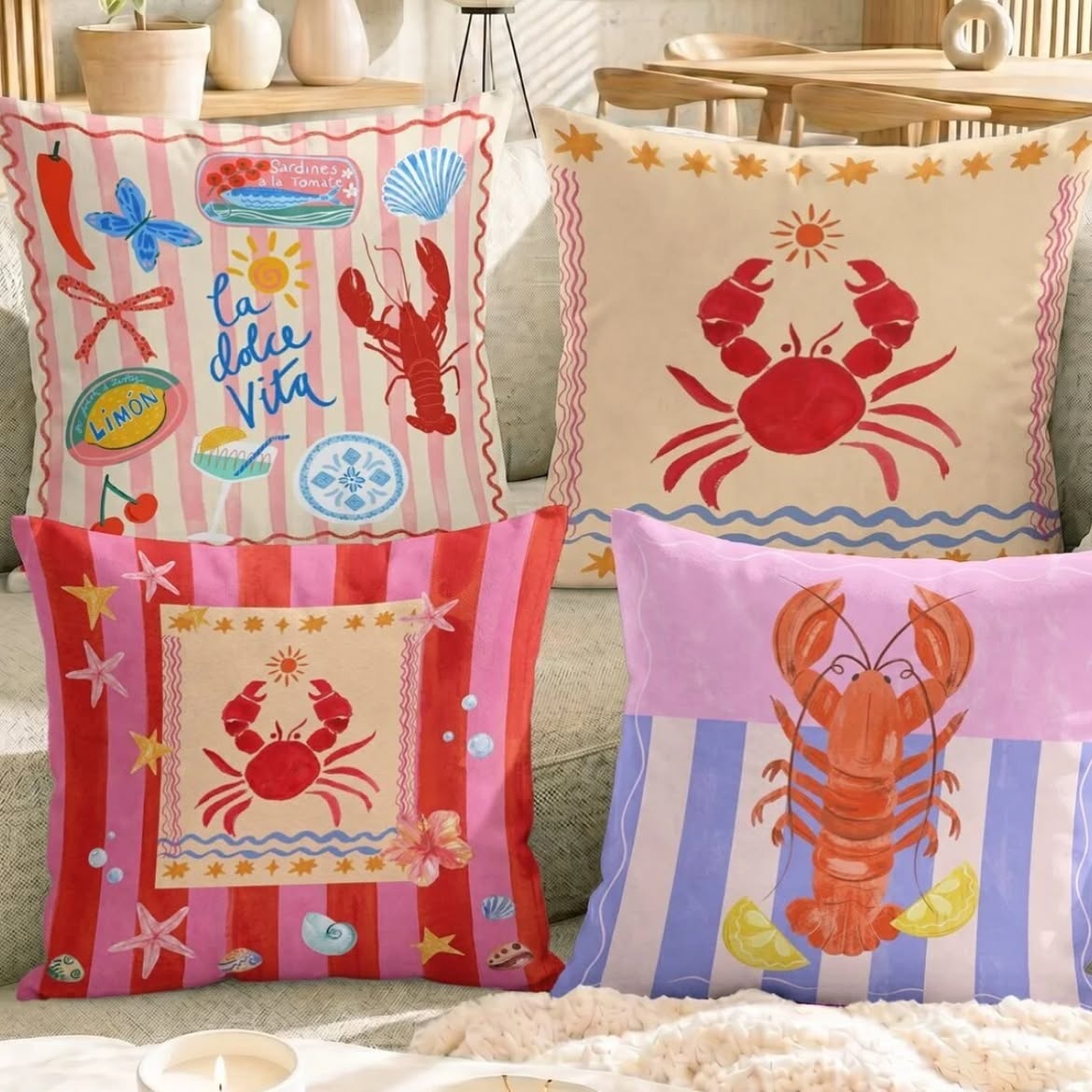 La Dolce Vita Coastal Cushion Covers