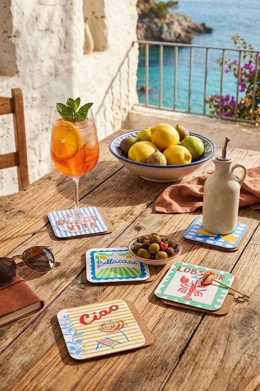 Mediterranean Coaster Set of 6