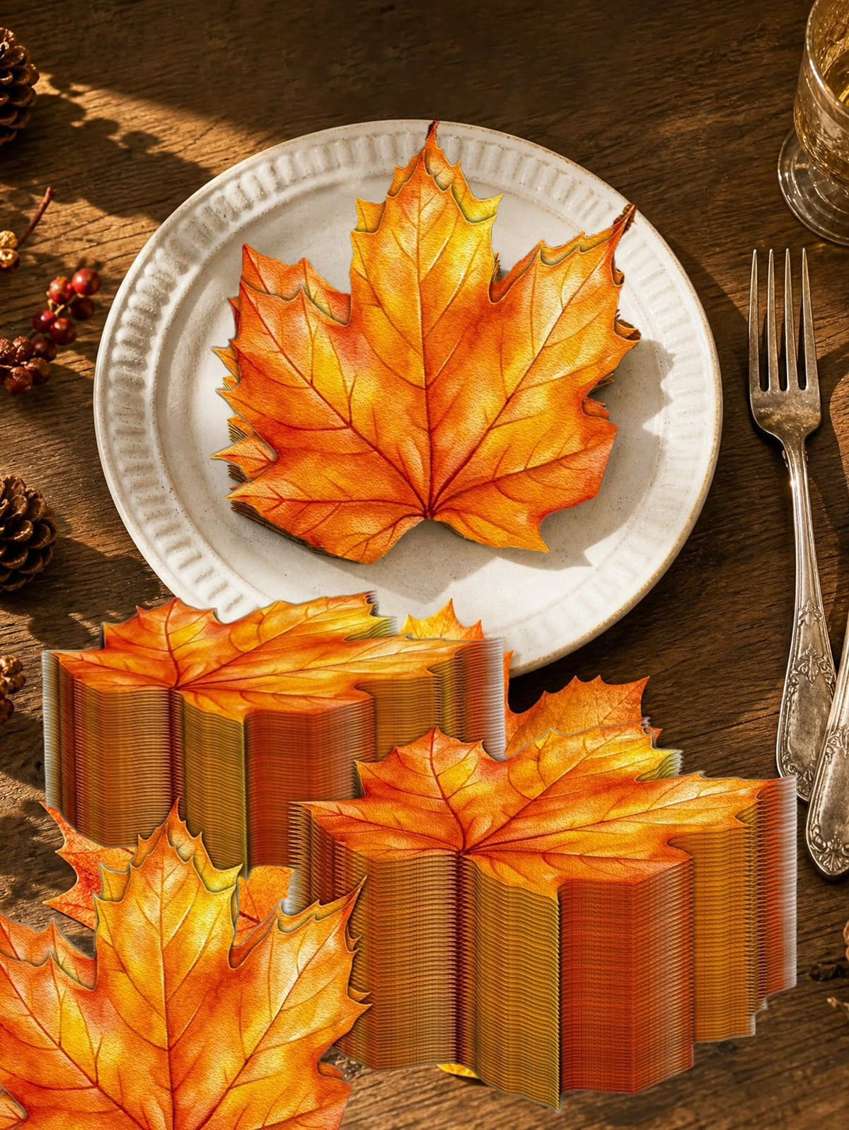 Decorative Fall Paper Napkins