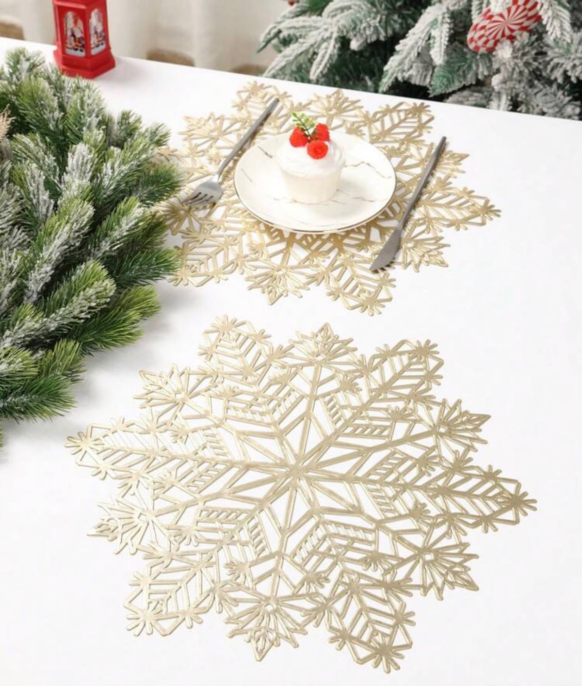 Christmas Snowflake Placemats | Festive Table Mats