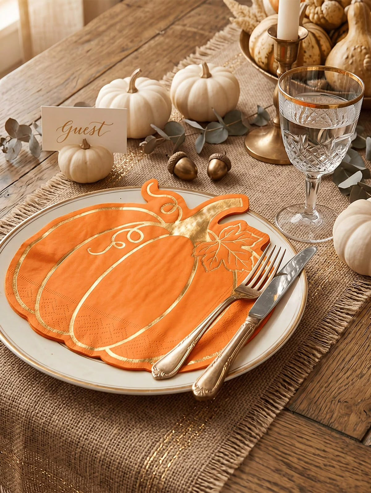 Decorative Fall Paper Napkins