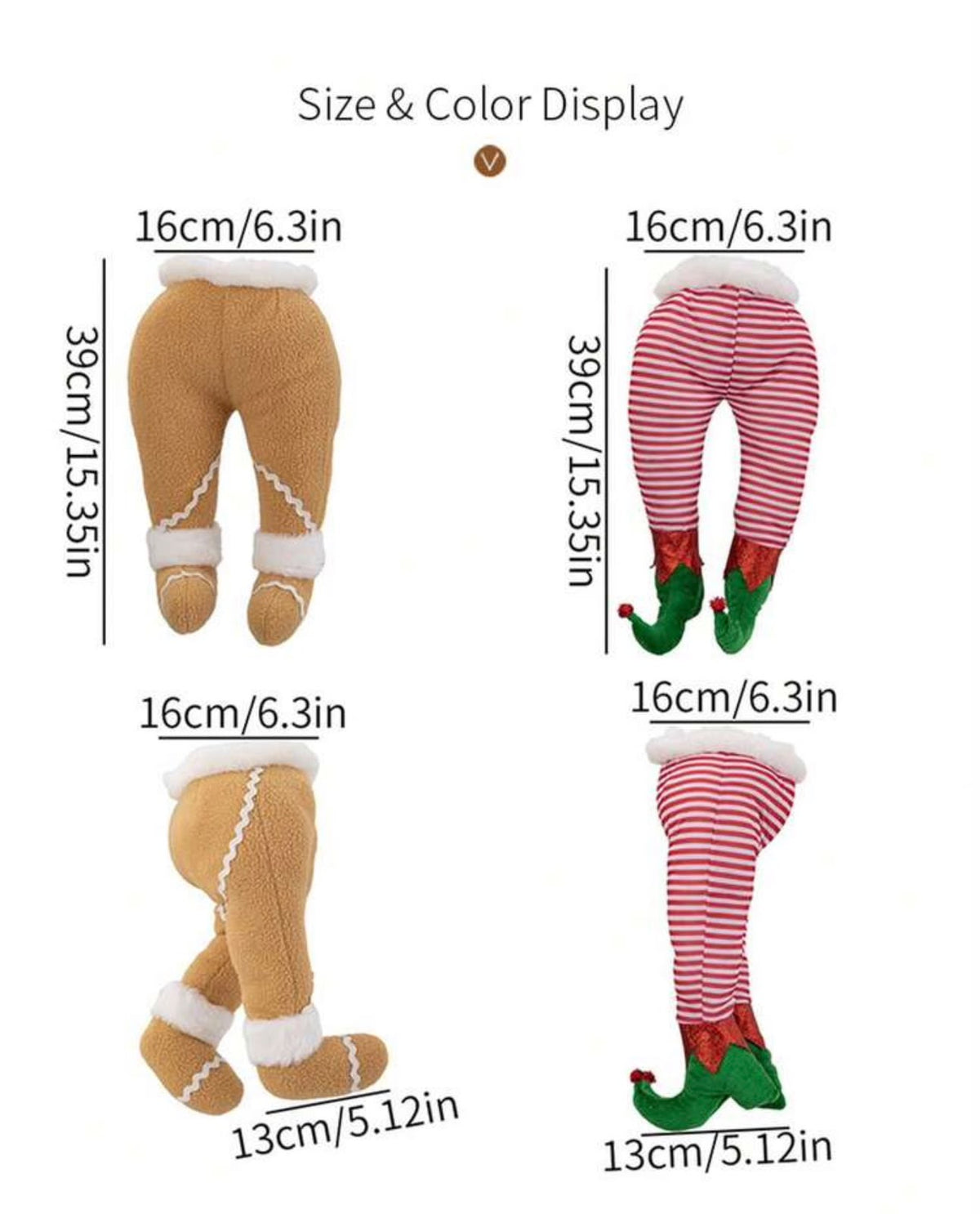 Christmas Tree Legs Decoration | Gingerbread & Elf Designs
