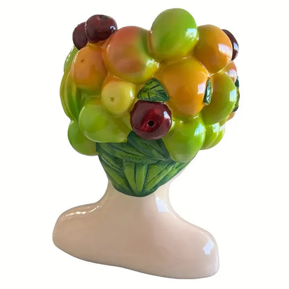 Sicilian Fruit Lady Vase