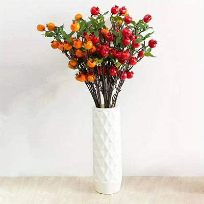 Artificial Pomegranate Branch Stems (5 pieces)
