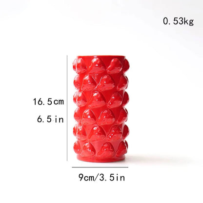 Textured Fruit Ceramic Vase