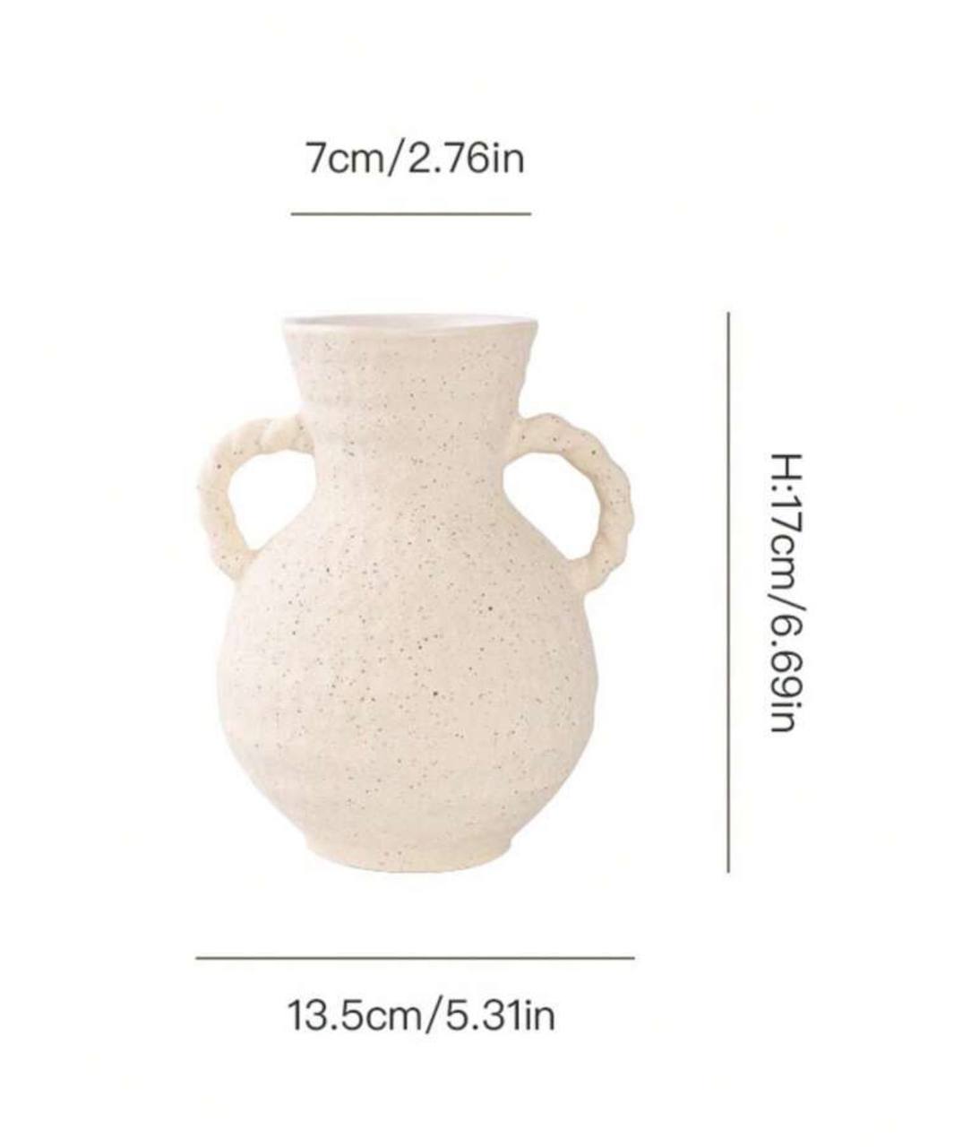 Textured Ceramic Sculptural Vase